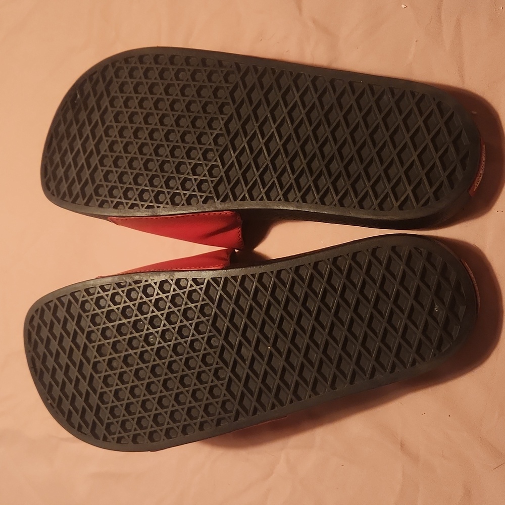 Red Vans Slides - image 4